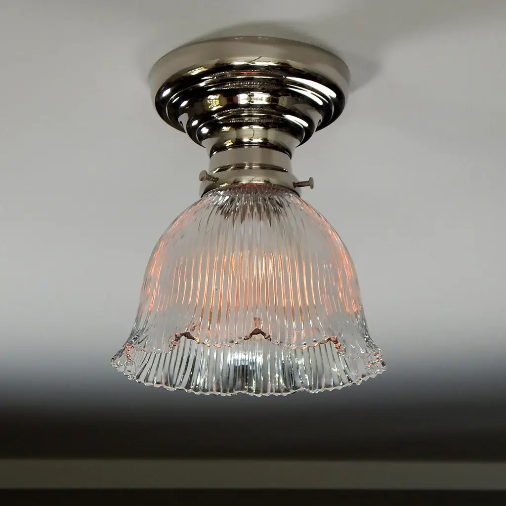 An antique fixture being restored