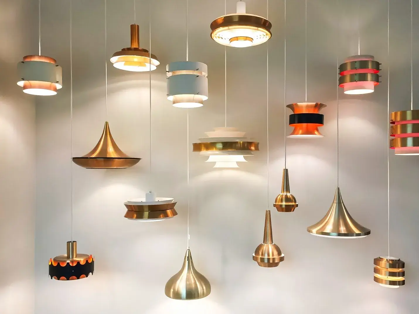 A designer consulting on lighting plans