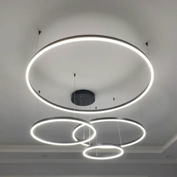 Minimalist LED Ring Pendant